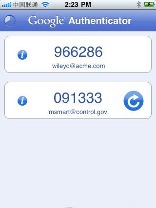 谷歌验证：Google Authenticator