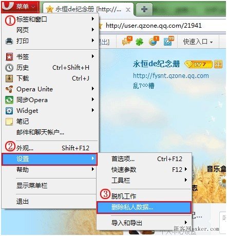 如何清除Opera浏览器缓存？武林网