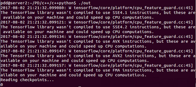 C++调用tensorflow教程 C++,tensorflow