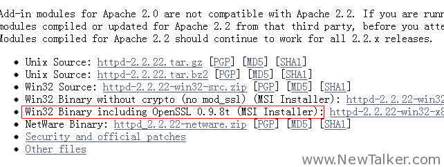 Windows XP下安装和配置Apache2.2.22服务器+PHP5+Mysql5 武林网教程