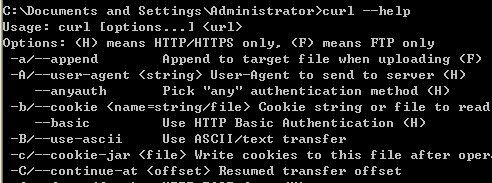 Windows下如何使用curl命令？ 武林网
