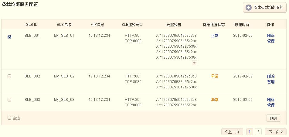 如何管理您的SLB服务 武林网