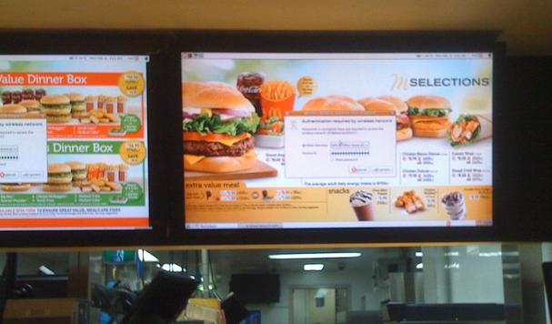 麦当劳使用Linux电脑