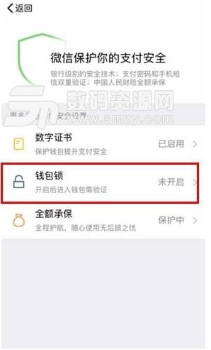 微信钱包如何单独设置密码锁介绍