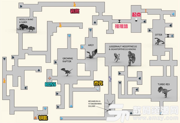 方舟生存进化地牢地图