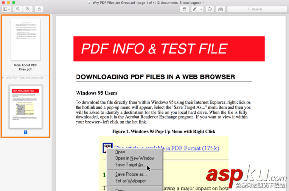 mac预览合并pdf