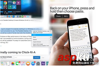 iPhone,内容,复制,Mac