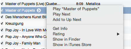 Mac,iTunes,歌曲