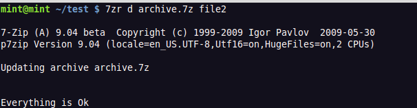 Linux,7-zip