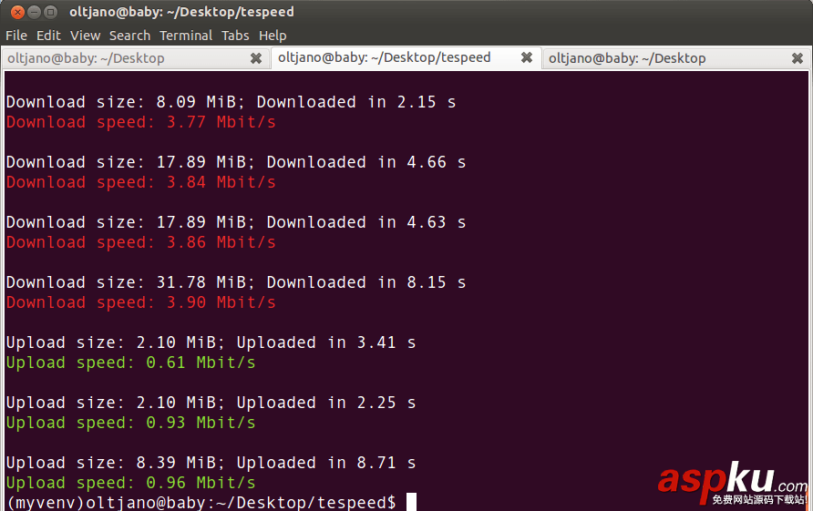 Linux,网速