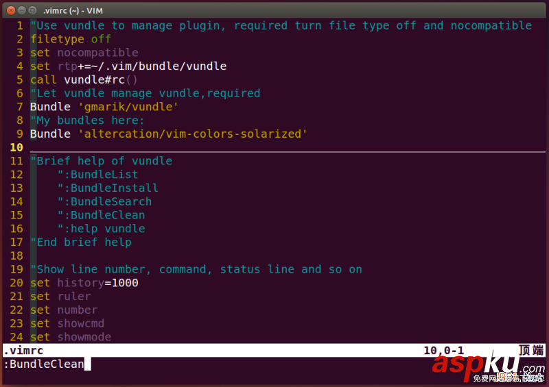 Linux折腾记,打造属于自己的Vim