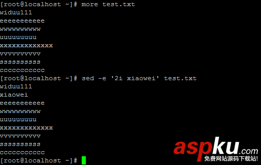 Linux,sed