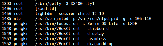 Linux,ps