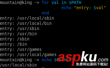 Linux,Fish,Shell