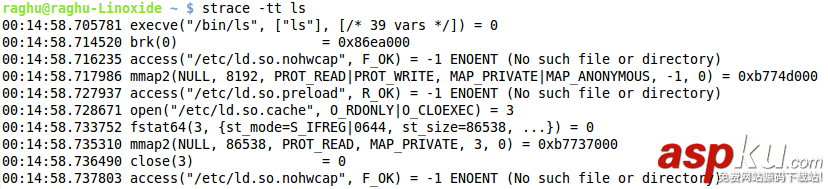 Linux,strace
