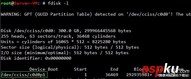 Linux,parted,GPT