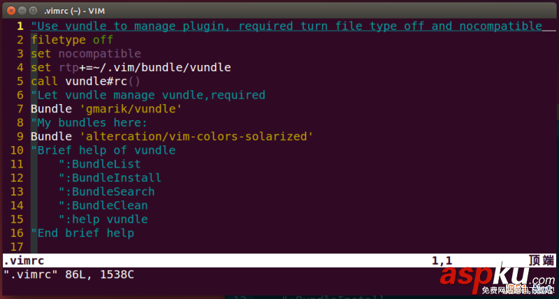 Linux折腾记,打造属于自己的Vim
