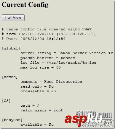 WEB管理工具,Samba