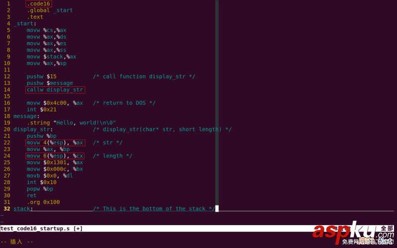 Linux折腾记,使用GCC,GNU,Binutils,x86实模式,运行的16位代码