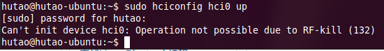 Linux,蓝牙,rfkill