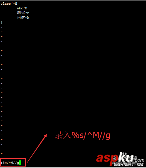 Linux,^M,windows