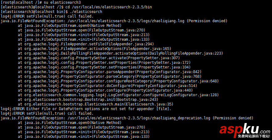 Linux,ElasticSearch,启动报错