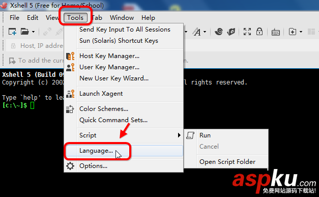 xshell,远程工具,中文