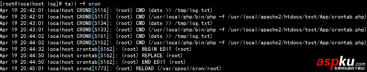 Linux,计划任务,Crontab,日志