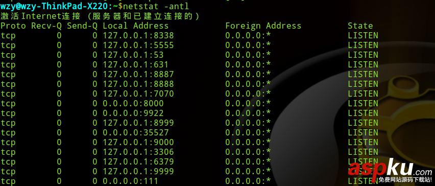 Linux,netstat