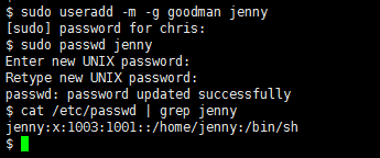 LINUX,usermod,主组,附加组