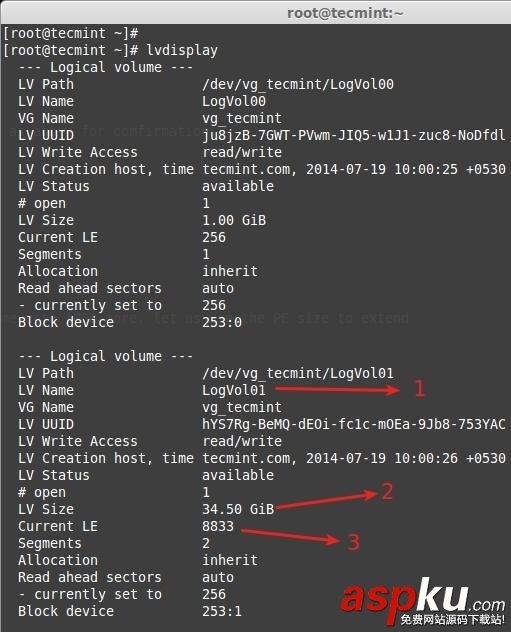 Linux,lvm,扩增卷组,逻辑卷
