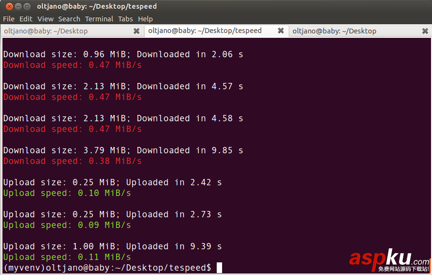 Linux,网速