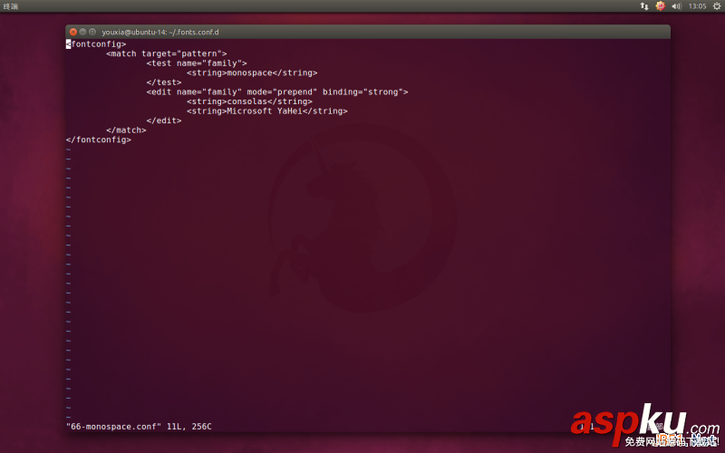 Linux折腾记,Ubuntu,14.10,使用Windows字体