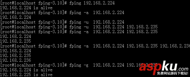 Linux,网络工具,主机扫描工具,fping