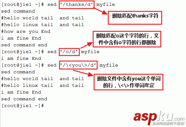 linux,sed