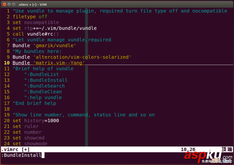 Linux折腾记,打造属于自己的Vim