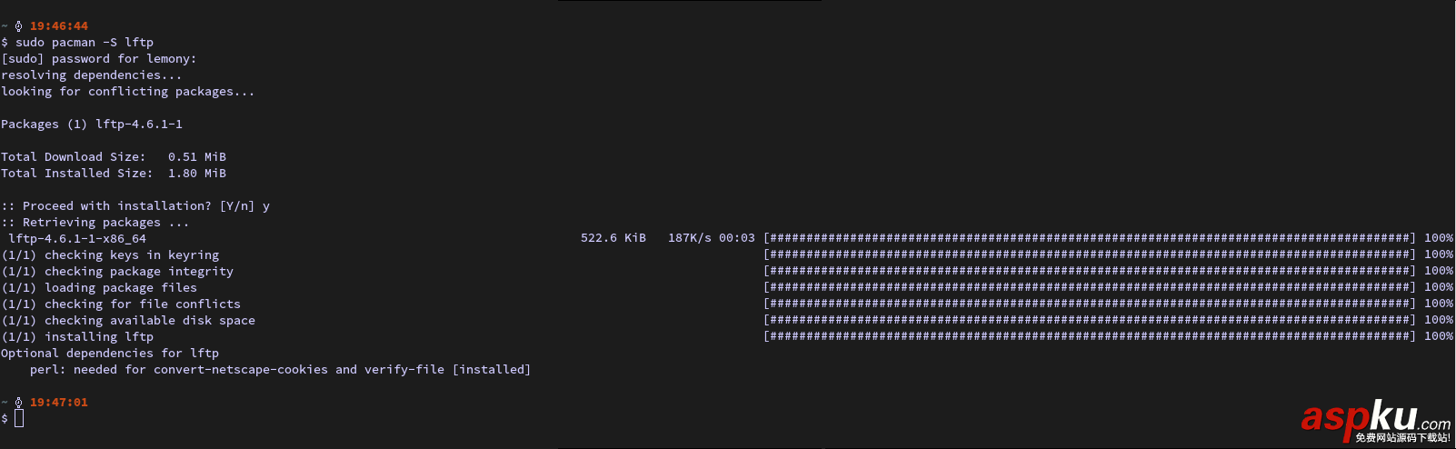 Linux,LFTP