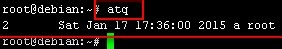 linux计划任务,at命令