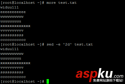 Linux,sed