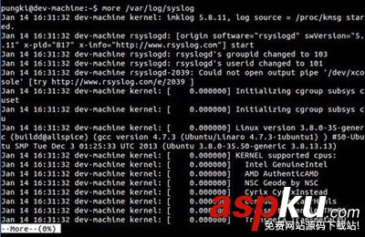 CentOS,文本文件,more命令