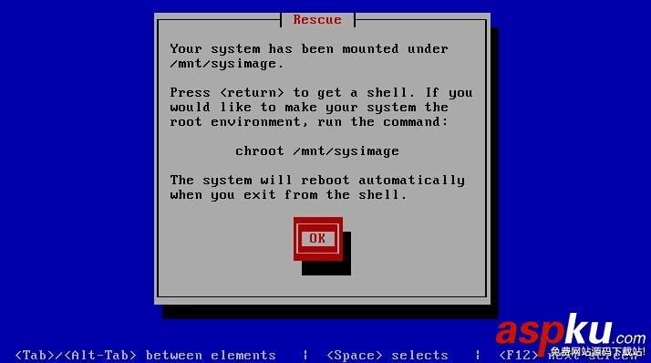 Centos6.8,救援模式