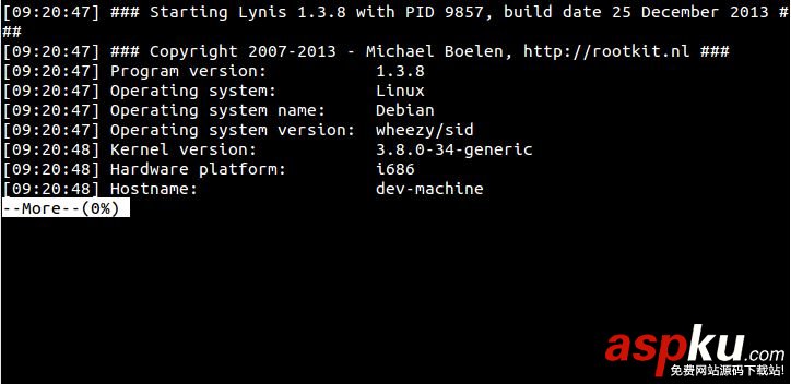 CentOS,文本文件,more命令