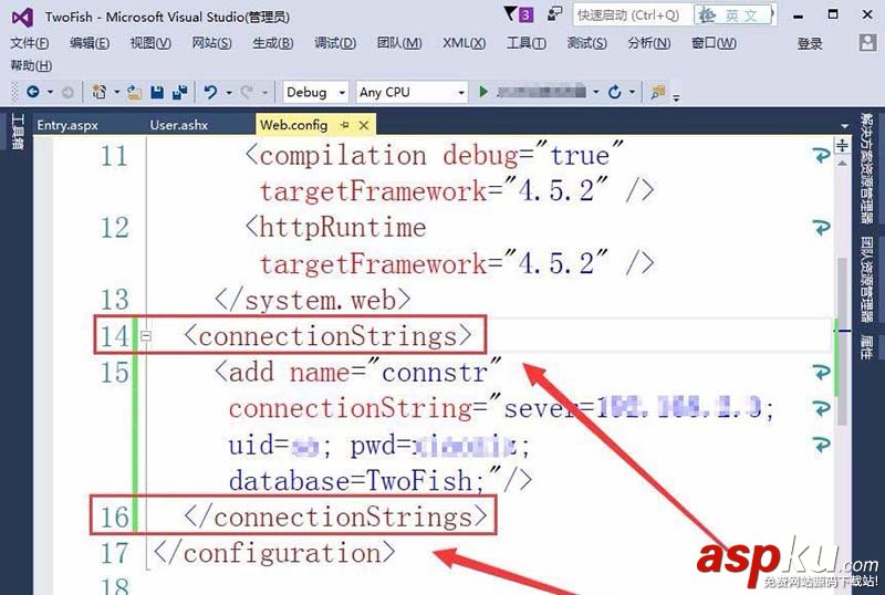 VisualStudio,数据库,网站