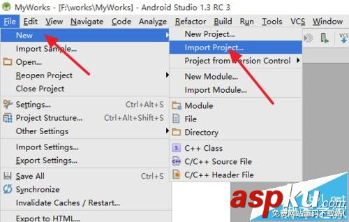 Android,Studio,导入library