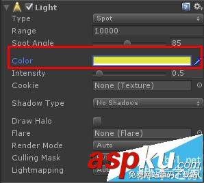 unity3d,光源