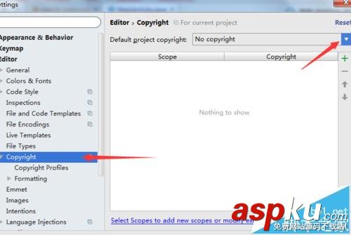 androidstudio,配置,copyright