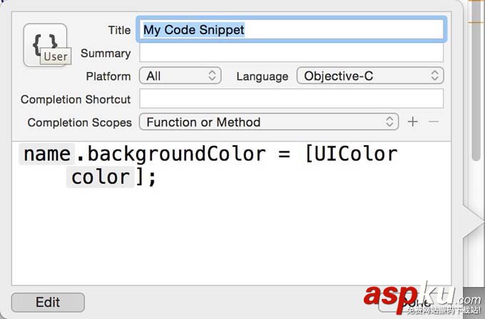 Xcode,代码块