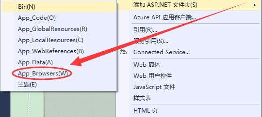 vs,ASP.Net,文件夹,选项