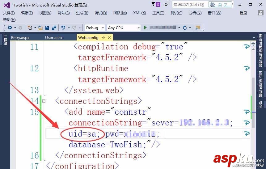 VisualStudio,数据库,网站