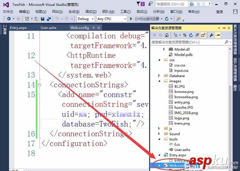 VisualStudio,数据库,网站